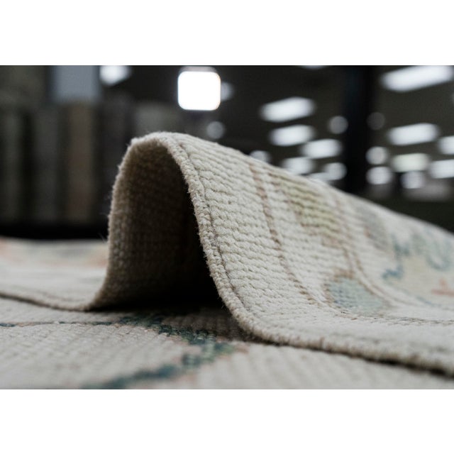 Textile Turkish Oushak Rug 9'4" x 12'11" #20385 For Sale - Image 7 of 8