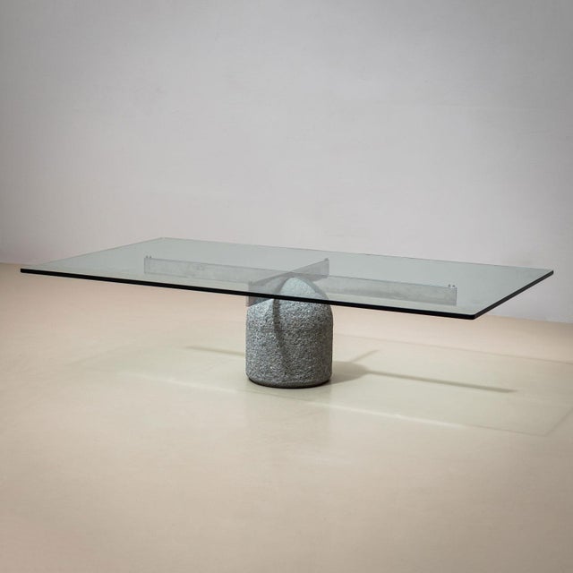 1970s “Paracarro” Coffee Table by Giovanni Offredi for Saporiti, Italy For Sale - Image 13 of 18