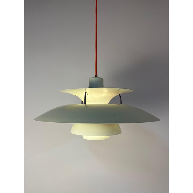 White PH5 Louvered Lamp by Poul Henningsen for Louis Poulsen For Sale - Image 11 of 11