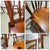 Vintage Brutalist Colonial Maple Dining Set, Table and 6 Chairs For Sale - Image 12 of 12