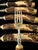 Vintage Anton Wingen Jr. Solingen “Othello” Stag Antler Knife & Fork Set Service for Eight - 16 pcs For Sale In Charleston - Image 6 of 18