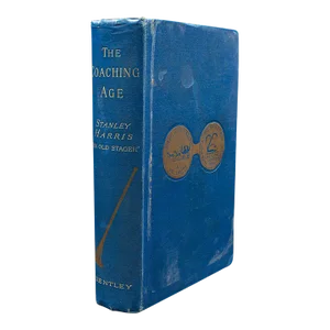 1888's Antique Hard Bound Book the Coaching Age