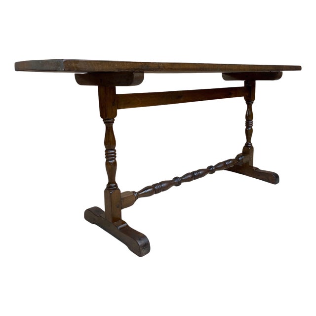 Mid 20th Century Console Table in Walnut, 1940s For Sale