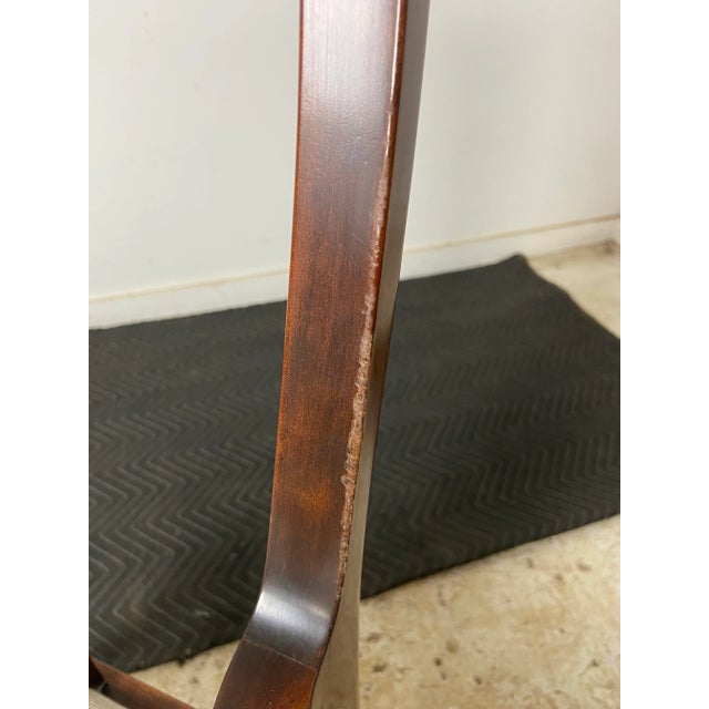 Brown Late 20th Century Charles McMurray Mid-Century Asian Arm Chairs - Set of 7 For Sale - Image 8 of 11