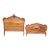 Antique Louis French Walnut Headboard and Footboard For Sale