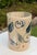 Vintage Postmodern Memphis-Inspired Hand-Painted Studio Pottery Vessel For Sale - Image 4 of 11