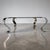 French Mid-Century Francois Monnet Chrome and Smoked Glass Low Coffee Table For Sale - Image 4 of 6
