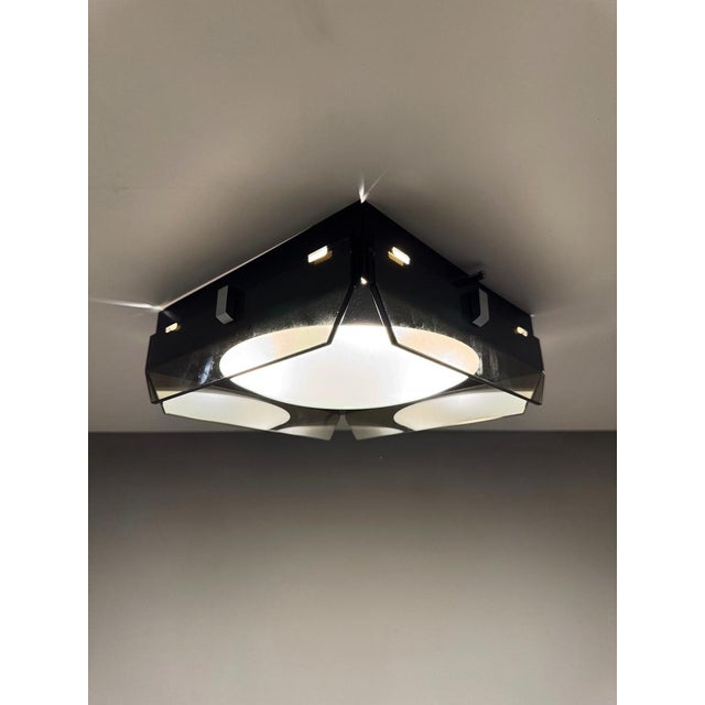 Smoked Glass Wall Lamp by Veca, 1970s For Sale - Image 10 of 12