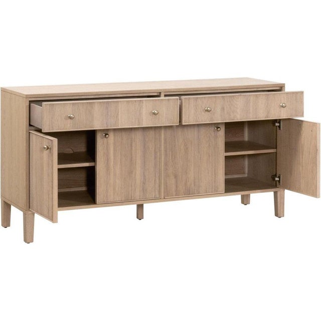 Highland Classic Wooden Media Sideboard For Sale In Washington DC - Image 6 of 9