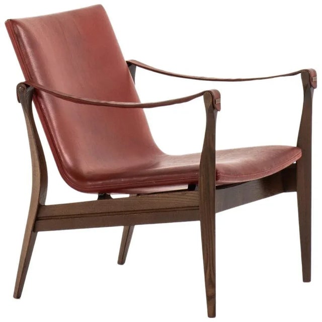 Easy Chair by Karen & Ebbe Clemmensen for Fritz Hansen, Denmark For Sale - Image 11 of 11