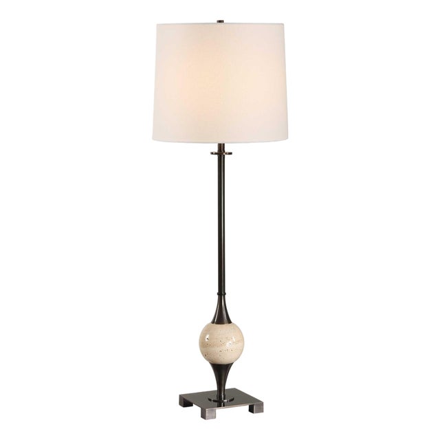 Dempsey Bronze Buffet Lamp For Sale