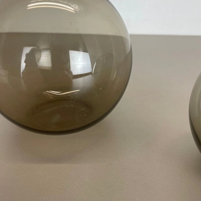 Turmalin Ball Vases attributed to Wilhelm Wagenfeld for WMF, Germany, 1960s, Set of 2 For Sale - Image 9 of 18