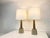 Mid-Century Modern Danish Ceramic Table Lamps by Esben Klint for Le Klint and Palshus, 1960s, Set of 2 For Sale - Image 3 of 16