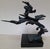 The George (Koutouratsas) Koras (Greek/American, 1925-2015) bronze patinated sculpture is a single piece mid-century...