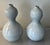 Vintage Japanese Raku Crackle Glaze Studio Art Pottery Showa Period Gourd Shape Vases - A Pair For Sale - Image 9 of 17