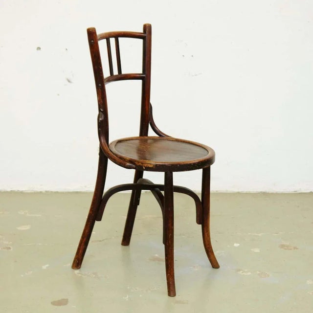 Wood Chair in the Style of Thornet For Sale - Image 12 of 14