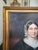 Textile Antique 19th Century Victorian Oil Painting Portrait of a Lady For Sale - Image 7 of 18