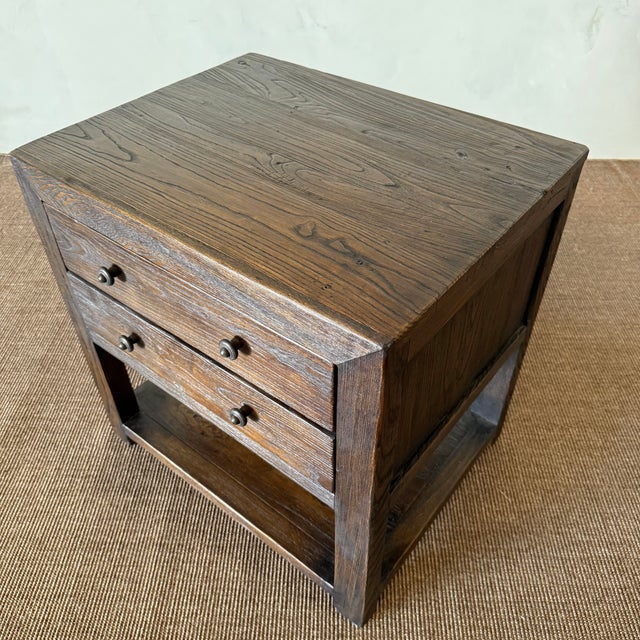 Size: 26″W x 20″D x 26″H Int. Drawer: 19.75″W x 16.5″D x 4″H Between Shelf: 9"H x 21.25"W x 20"D Wood Species: Reclaimed...