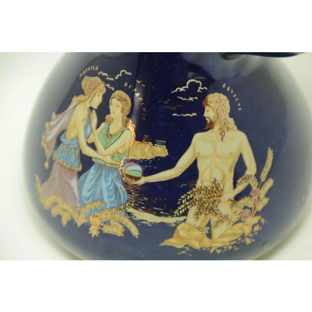 Hand-Made Collector Candle Holder 24k Gold Greece For Sale - Image 4 of 13