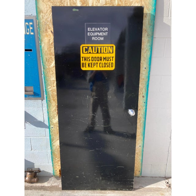 Industrial Steel Fireproof “PyroDor” Door From D-H Inc. For Sale - Image 9 of 13