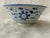 Vintage Blue and White Floral Chinese Bowl For Sale - Image 11 of 18