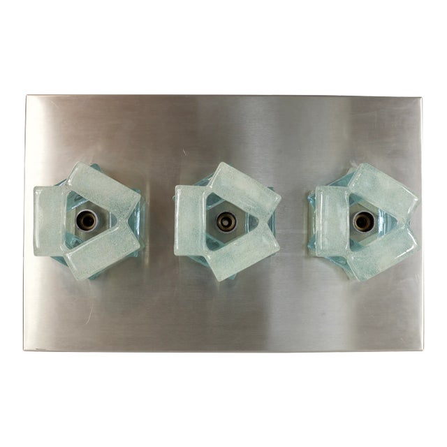 3-Spots Sconce by Albano Poliarte, 1970s For Sale