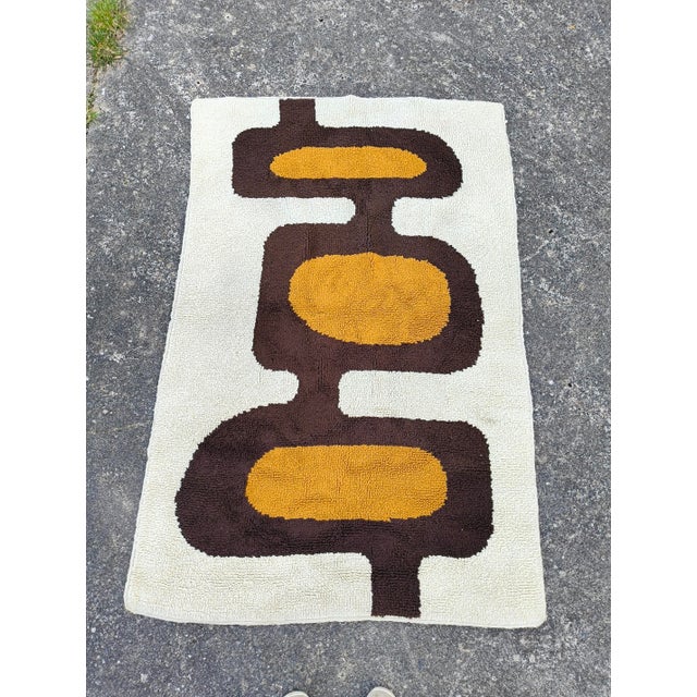 Pop Art Wool Rug, 1970s For Sale - Image 12 of 12