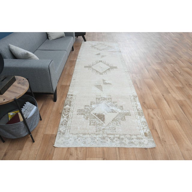 Vintage Persian Hand-Knotted area rug is a semi-antique vintage area rug. The '70s Eastern region of Anatolian's unique...
