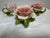 Design Plus Gallery presents a Set of Three Blooming Candle Holders. Their style is Capodimonte, an extravagant technique...