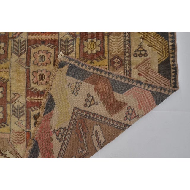 Antique Oushak Handmade Floor Rug For Sale - Image 4 of 10
