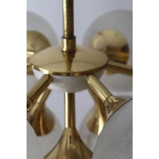 Space Age Sputnik Pendant Light in Brass, 1960s, in Flawless conditions. Designed 1970 to 1979 Up to 250V (Europe/UK...