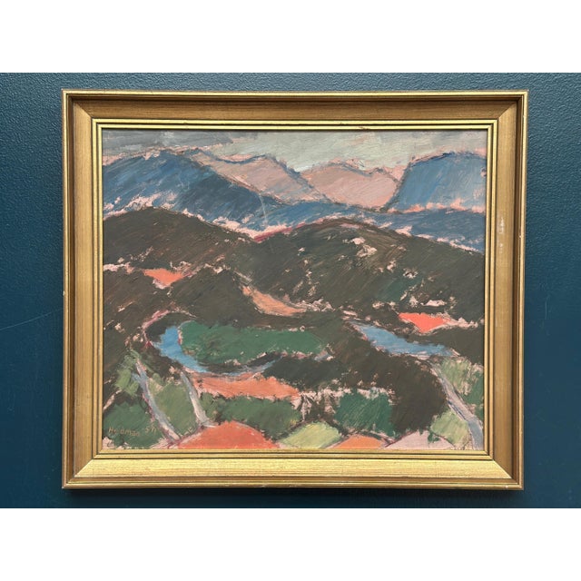 John Hedman, At Vålådalen, 1957, Oil on Panel, Framed For Sale - Image 11 of 16