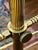 Brass Vintage Asjustable Solid Brass Valet / Butler Stands With Classical Scrollwork a Pair For Sale - Image 8 of 12