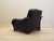 Black Italain Black Armchair, 1980s For Sale - Image 8 of 18