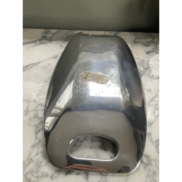 Vintage Nambe Handled Serving Tray For Sale - Image 10 of 11