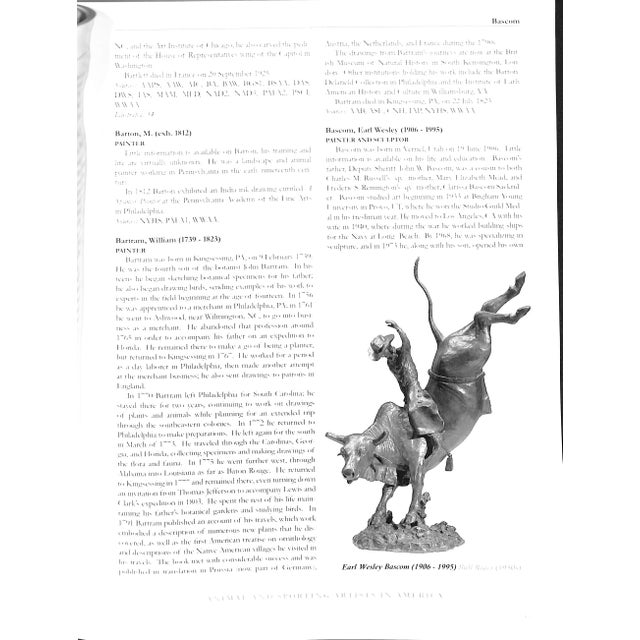 "Animal & Sporting Artists in America" 2011 Reuter, F. Turner Jr. For Sale In New York - Image 6 of 12