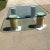 Mid Century Modern Faux Finish and Lucite Cylinder Column Square Coffee Table For Sale - Image 9 of 11