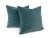 This stunning pillow features plush velvet in a beautiful smoky blue color. Luxurious and soft to the touch, bring this...
