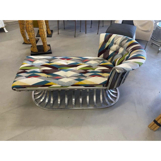 Russell Woodard Aluminum Chaise Lounge For Sale - Image 11 of 13