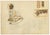 Josef Kott, Painted Facade of a House in Genoa via San Matteo 10, 1800s, Graphite and Paper For Sale - Image 5 of 7
