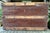 Antique Wood Travel Trunk With Leather Straps and Original Hardware For Sale - Image 12 of 12