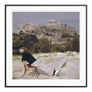 Civilised Snooze 1961 by Slim Aarons Framed C-Print