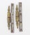 Mid 20th Century Pair of Mid 20th Century Ornate Brass Paumelle Door Hinges For Sale - Image 5 of 5