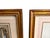 Sky Blue 19th Century French Architectural Engravings Framed, Set of 2 For Sale - Image 8 of 12