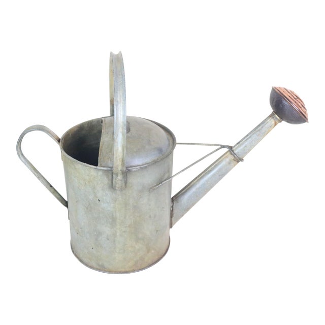 An English Early 20th Century Iron Watering Can For Sale