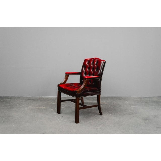 Wood English Style Armchair in Beech For Sale - Image 7 of 18
