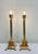 Gold Classic Brass and Onyx Marble Column Table Lamps, France, 1960s, Set of 2 For Sale - Image 8 of 12