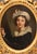 Oval Portrait of Young Woman, Oil on Cardboard, 1878, Framed For Sale - Image 3 of 10