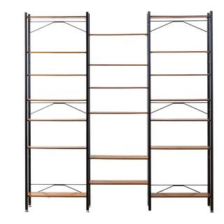 Three-Piece Bookcase by Campo & Graffi for Home, 1960s For Sale