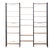 Three-Piece Bookcase by Campo & Graffi for Home, 1960s For Sale